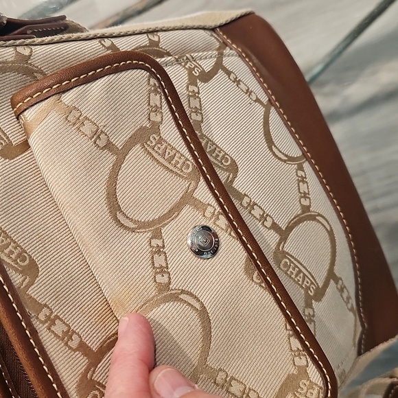 Chaps Tan and Brown Crossbody Bag - Picture 7 of 8